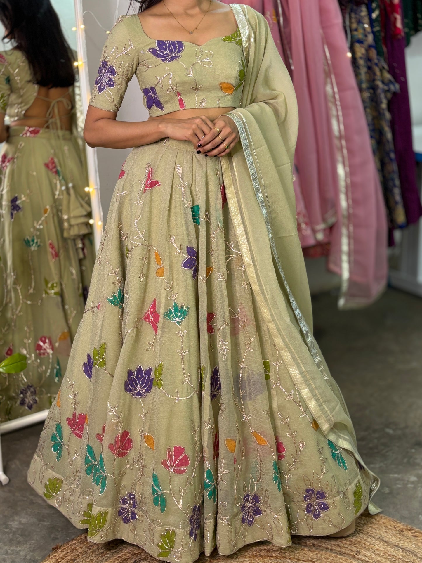 Amaira organza lehenga set