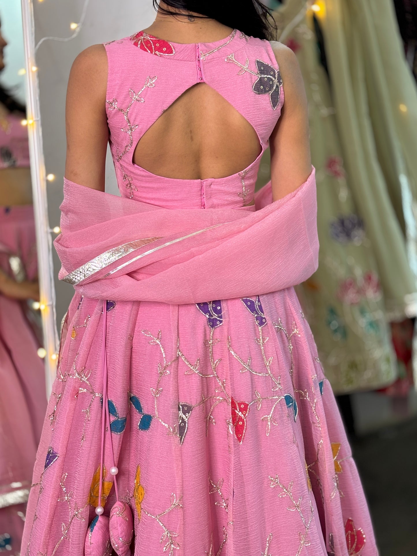 Isha organza lehenga set