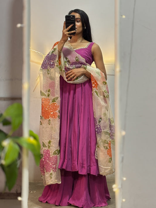 Amanya Anarkali set