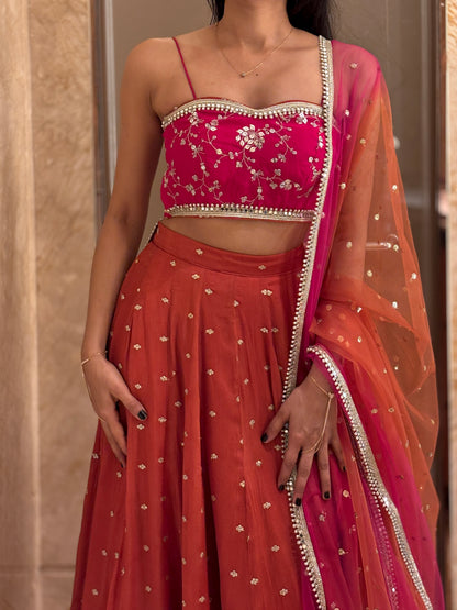 Mukta lehenga set