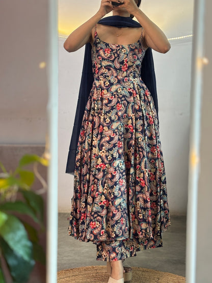 Shyla printed Anarkali set