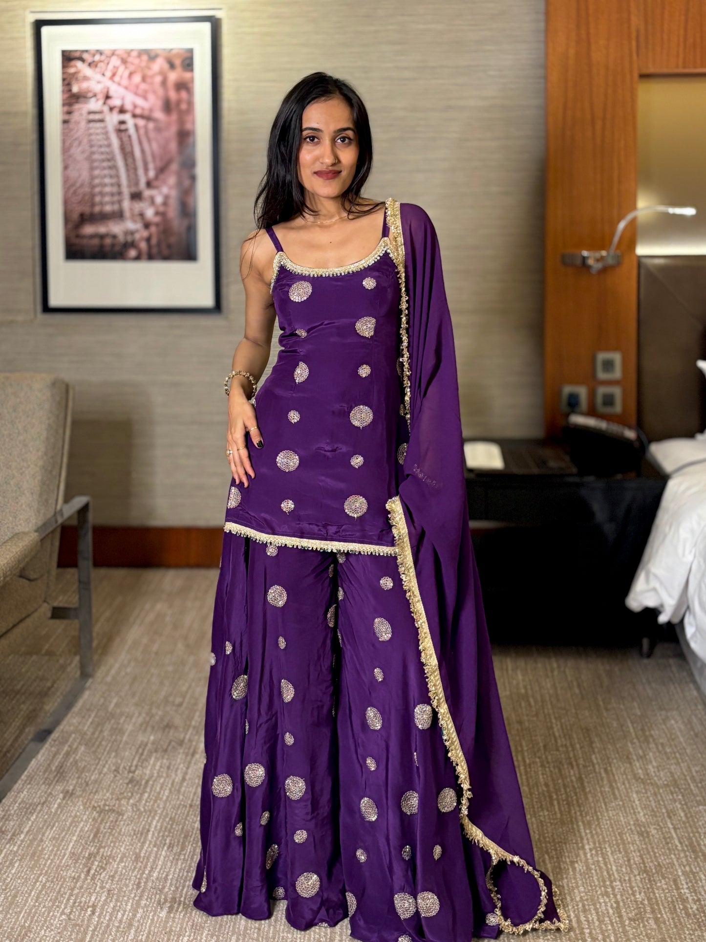 Aarohi kurta palazzo set