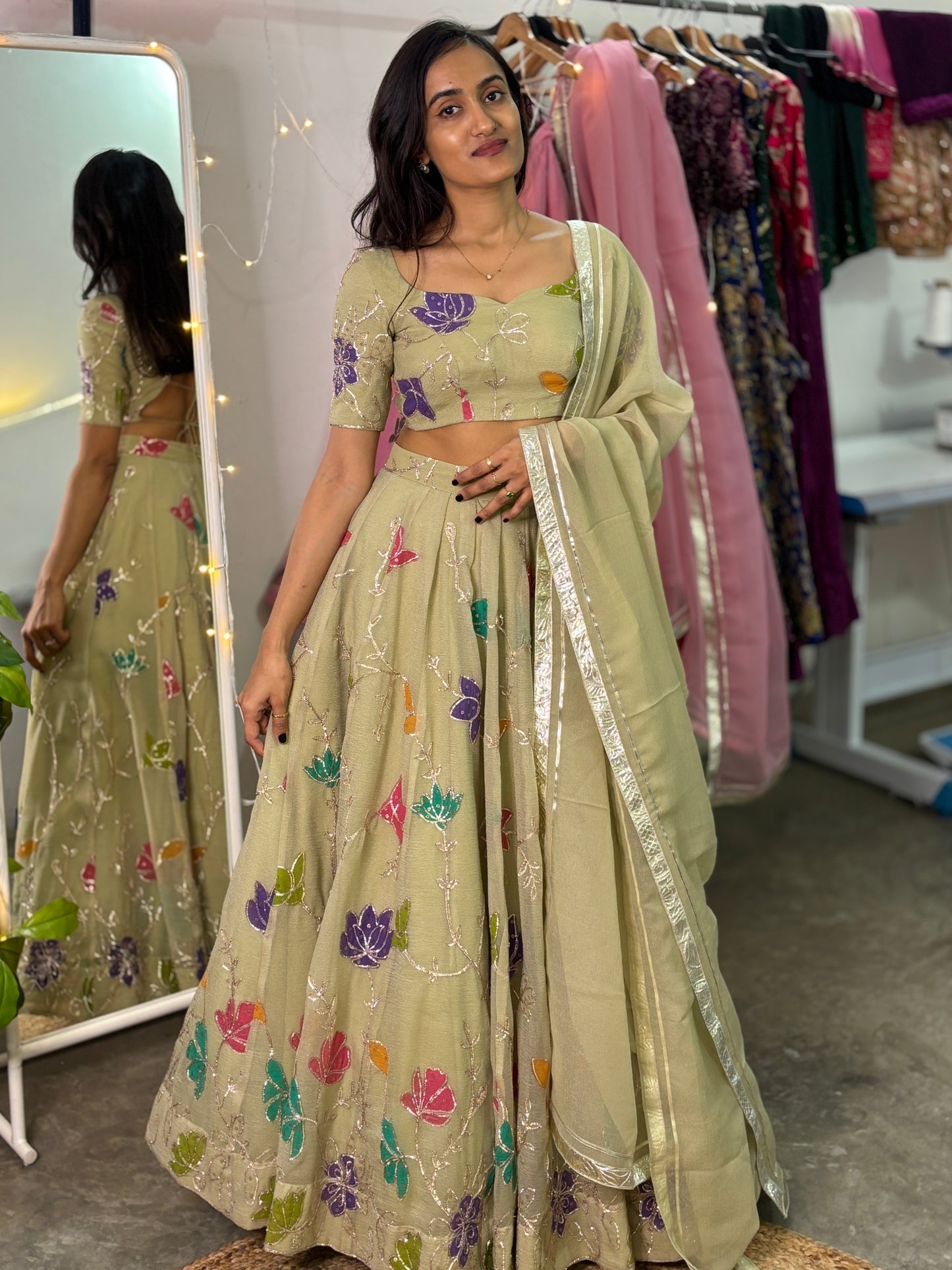 Amaira organza lehenga set