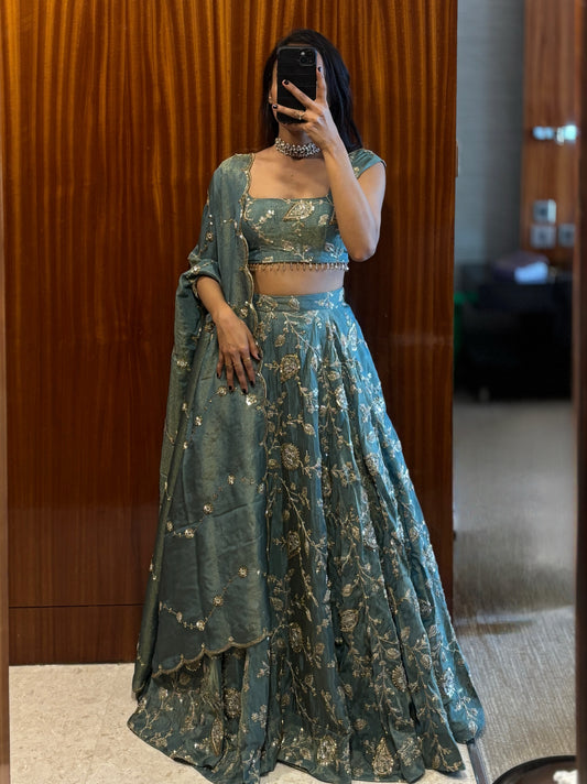Sitara tissue lehenga set