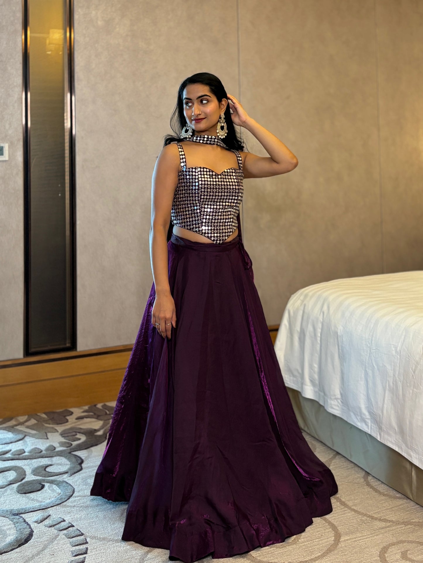Misha corset lehenga set