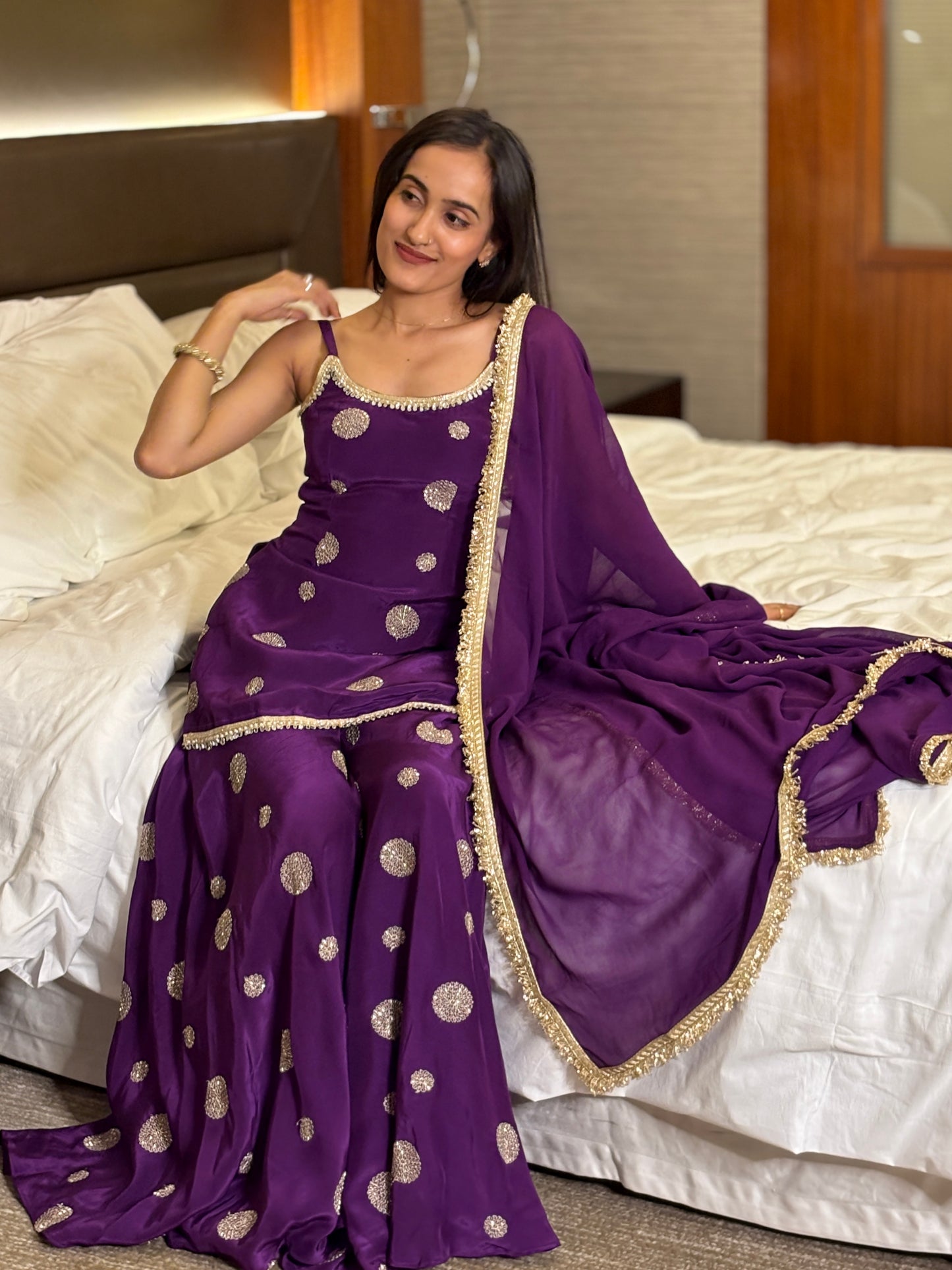 Aarohi kurta palazzo set