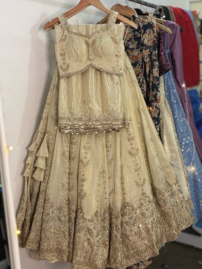 Kimaya heavy tissue lehenga set