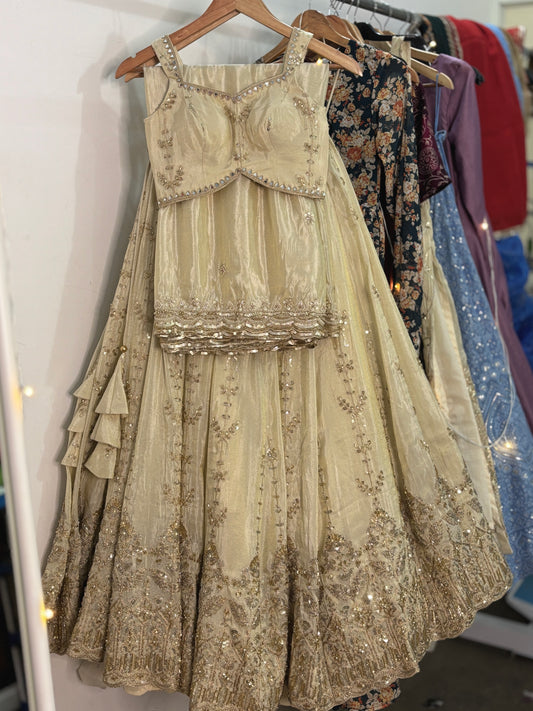 Kimaya heavy tissue lehenga set