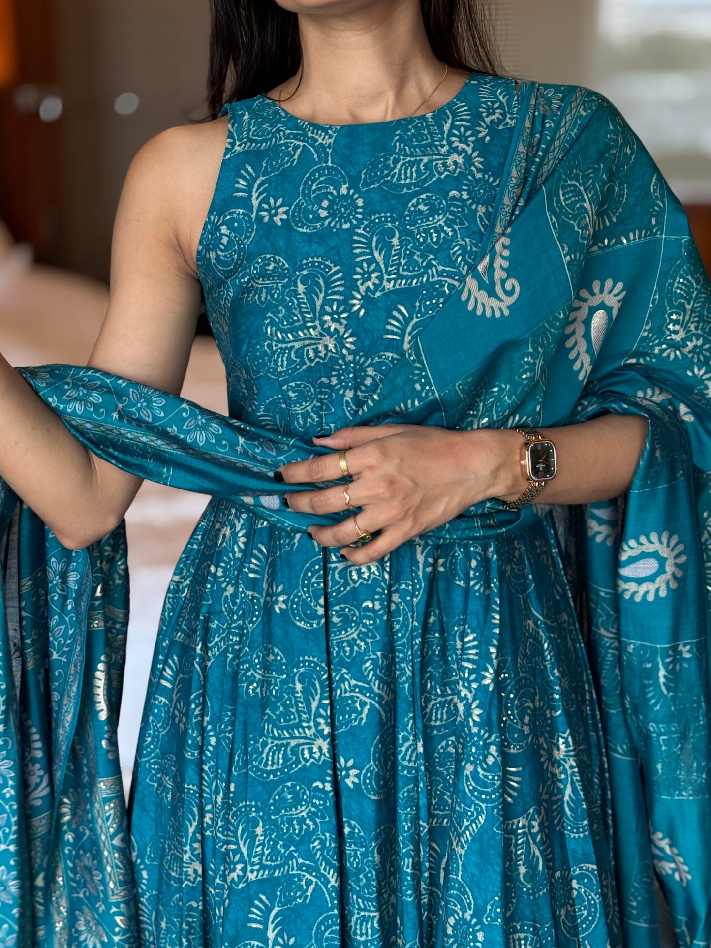 Niya printed Anarkali set