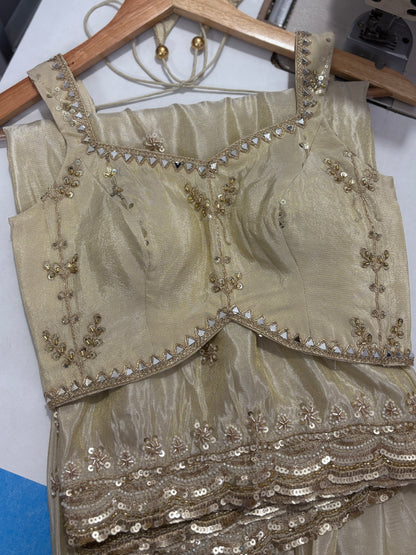 Kimaya heavy tissue lehenga set