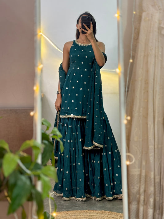 Aanya kurta sharara set