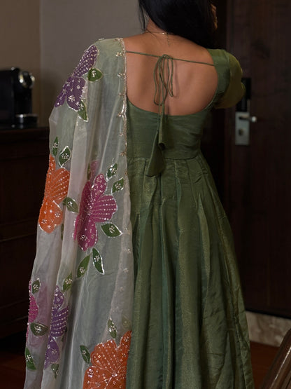 Anjali Long Anarkali Set