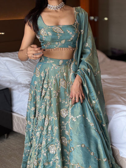 Sitara tissue lehenga set