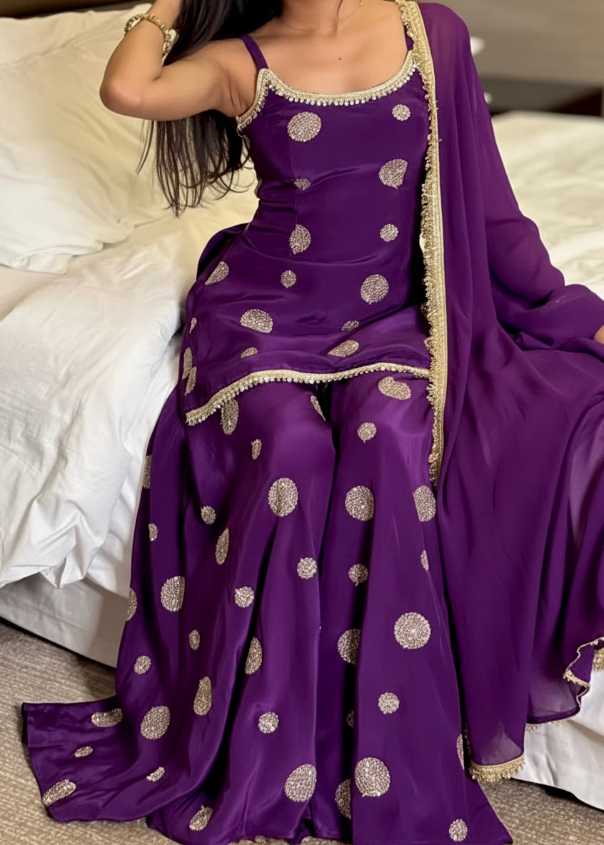 Aarohi kurta palazzo set